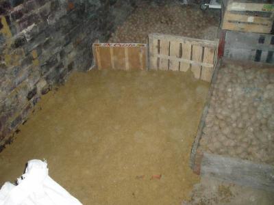 Eine Schicht Sand drüber, fertig