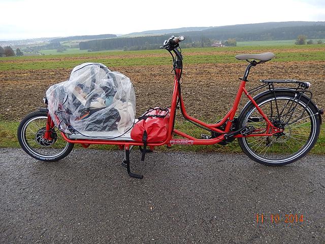 Die Jungfernfahrt mit unserer Jüngsten im Herbst 2014.
