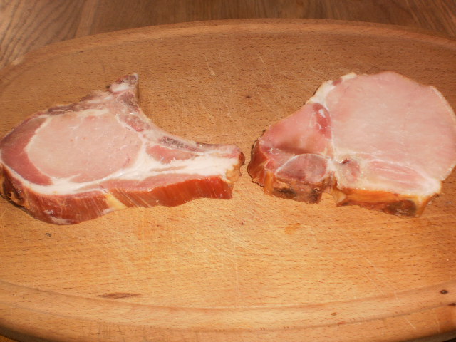 Links Bentheimer rechts Kreuzungsschwein
