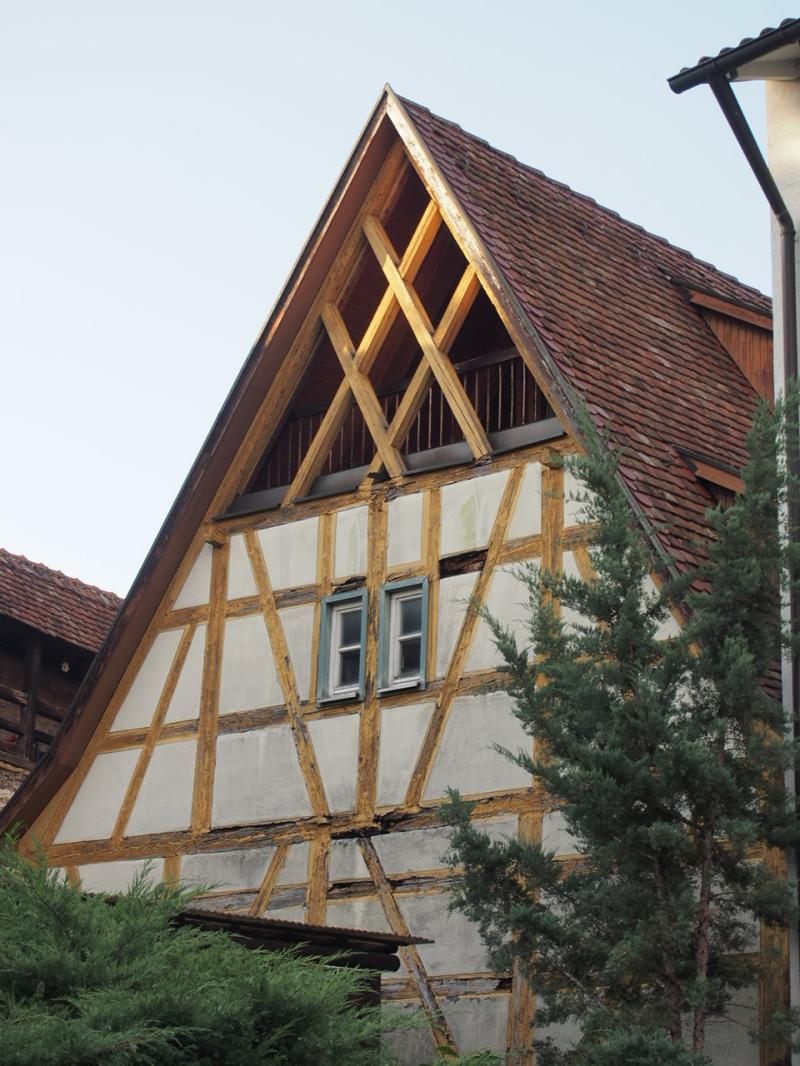 Mangelnde Fachwerkpflege an Wetterseite