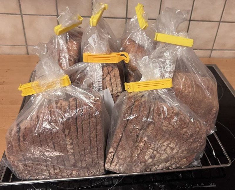 Geschnitten ist´s jetzt kommt´s in den Frost.