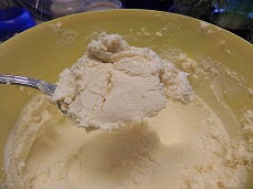 Das ist unser RAHM aus dem 5°C kühlschrank