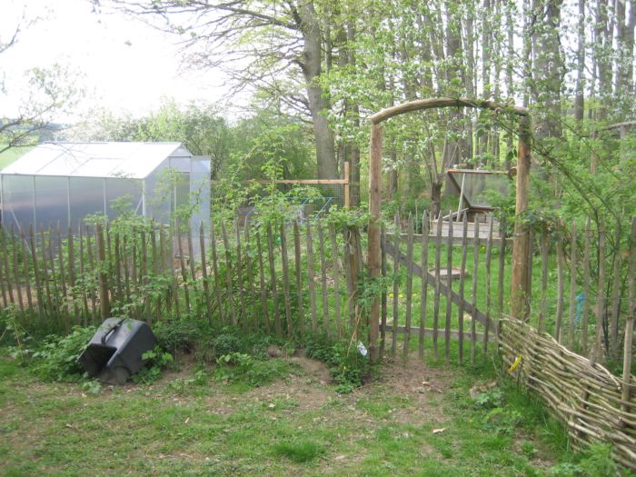 Beerengarten und Kräuter