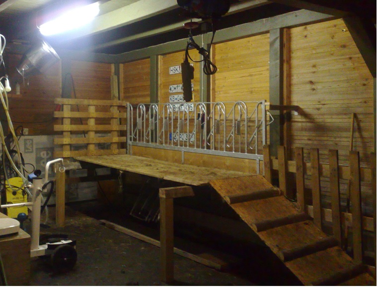 Melkstand ( noch ohne Trittleiste )