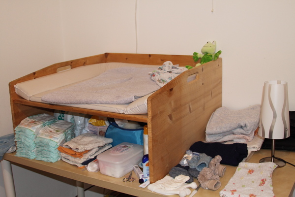 Unsere Konstruktion zum Wickeln