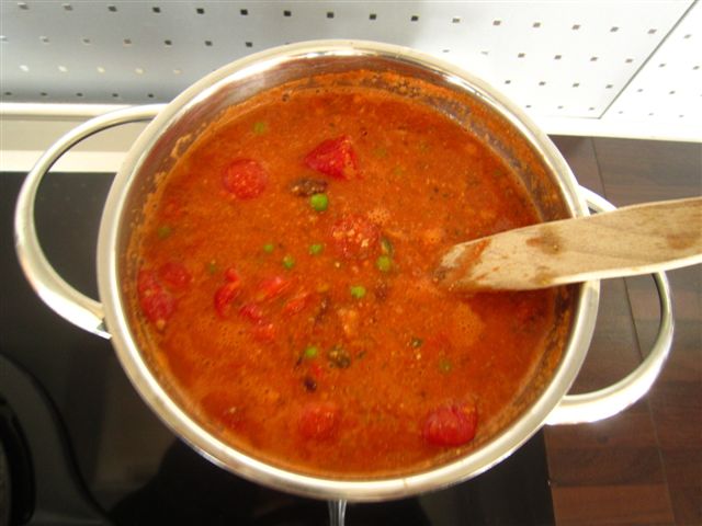 und hier das Grünkernchili in etwas abgewandelter Form.