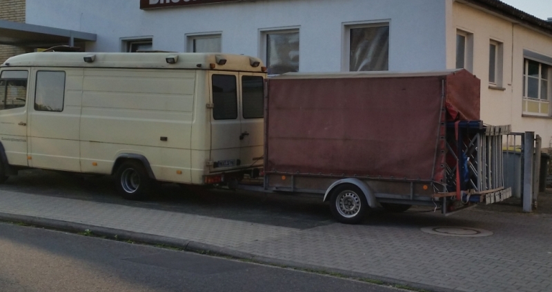 507 (72 PS aus 2,4 ltr. Hubraum) mal wieder 2 Tonnen überladen 600 km Zitterpartie